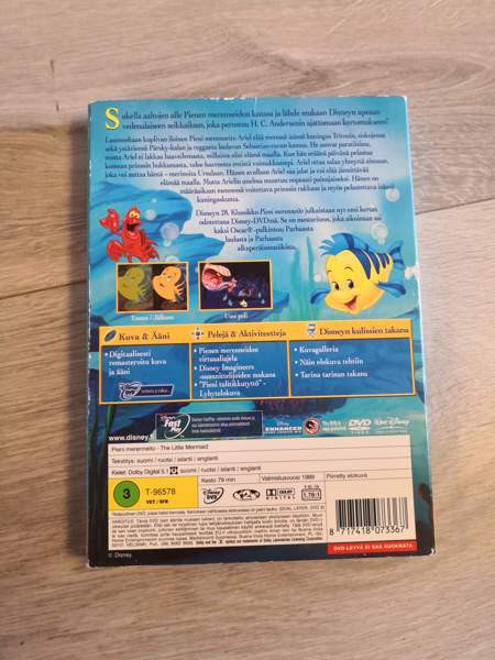 Disneyn Pieni Merenneito Juhlajulkaisu DVD Espoo – foto 2