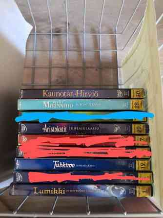 Disneyn elokuva x 5 kpl DVD:t Espoo