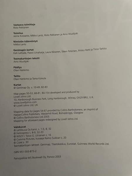 Atlas maailmankartasto Mikkeli – foto 2