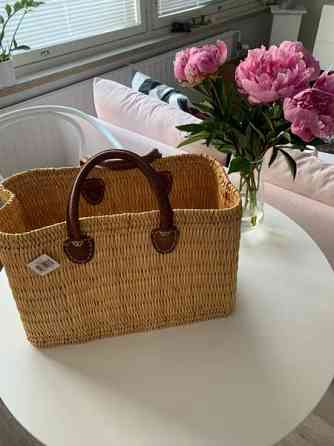 UUSI korikassi / kesäkassi / piknikkori 28x43cm Helsinki