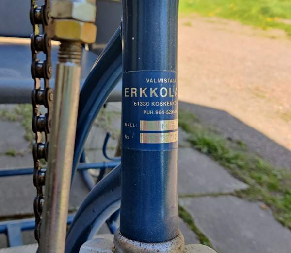 Erkkola käsipyörä, AITO Koskenkorvalainen kolmipyörä Nakkila – foto 6