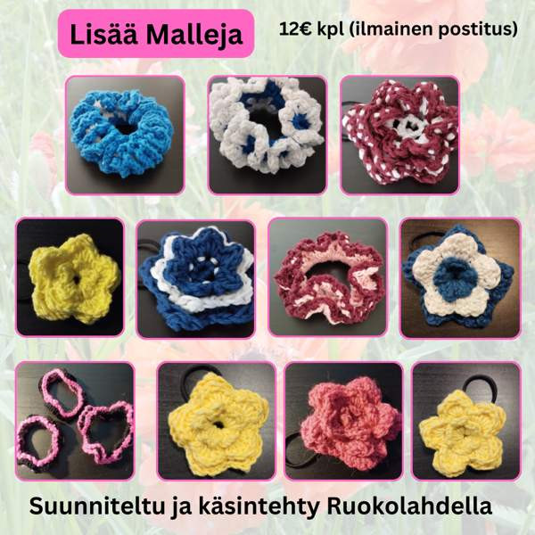 Setti 3: Vaaleanpunainen ja Musta Hiusdonitsit Ruokolahti - photo 3