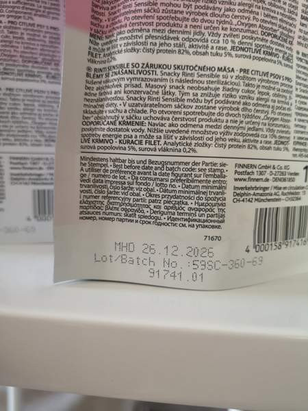 6 packs x Rinti Sensible dog snacks, chicken, 120g Nurmijaervi – foto 5