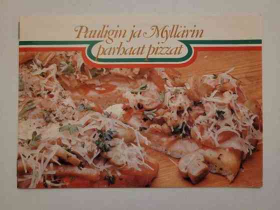Pauligin ja Myllärin parhaat pizzat -esite (1977) Helsinki