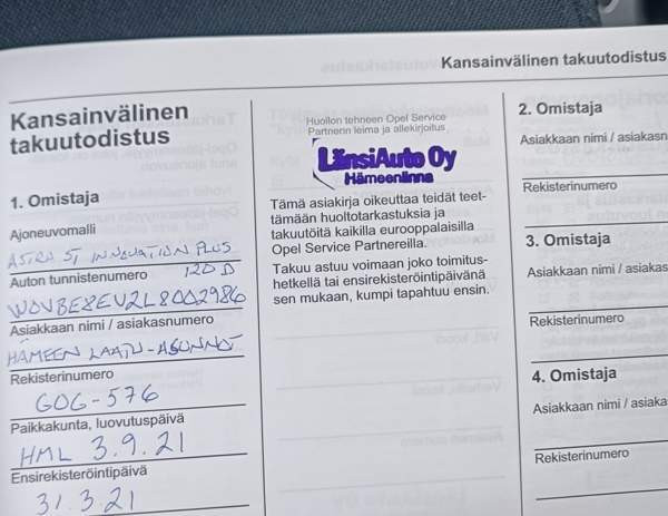 Opel Astra Хямеэнлинна - изображение 6