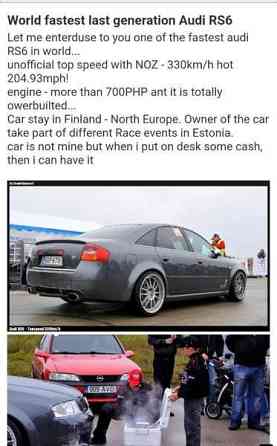 Audi RS6 Mänttä-Vilppula