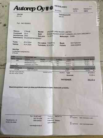 Land Rover Range Rover Sport Espoo