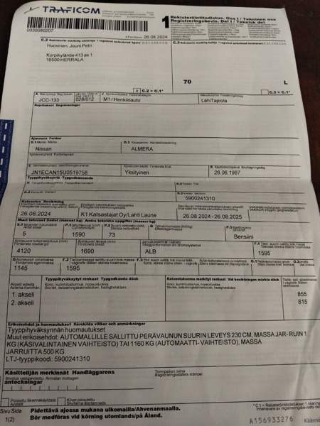 Nissan Almera Hollola - valokuva 6