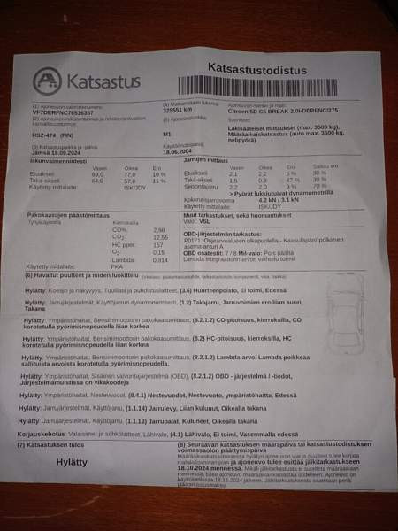 Citroen C5 Jaemsae - valokuva 4