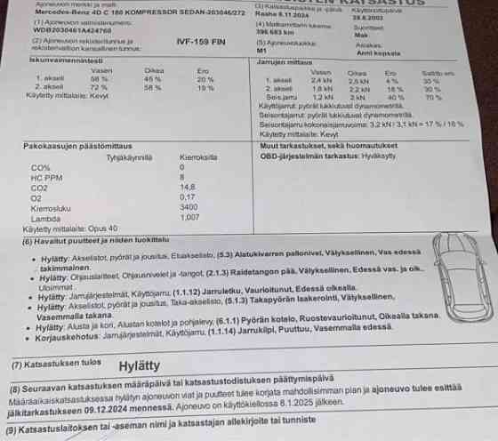 Mercedes-Benz 180 Raahe